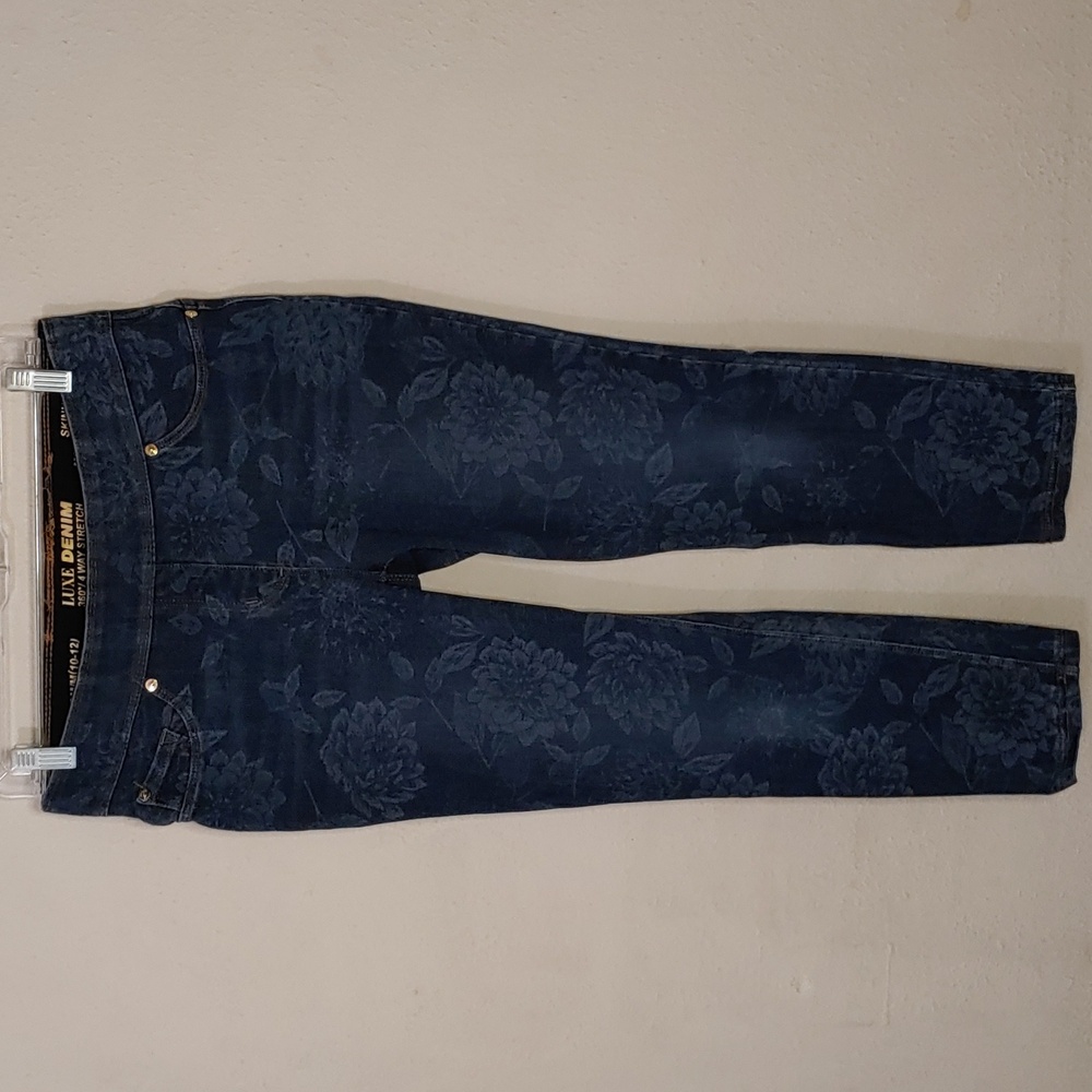 Nygard Women's Size Medium Petite (10-12) Skinny Ankle Pull On Stretch Jeans